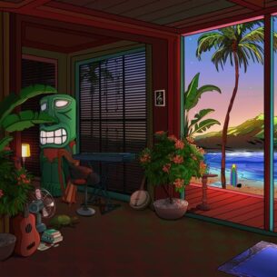 Living Room After Sunset