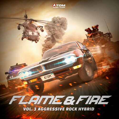 Flame Fire Vol. 1 Aggressive Rock Hybrid Atom Music Audio