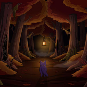 Purrple Cat Endless Forest verified
