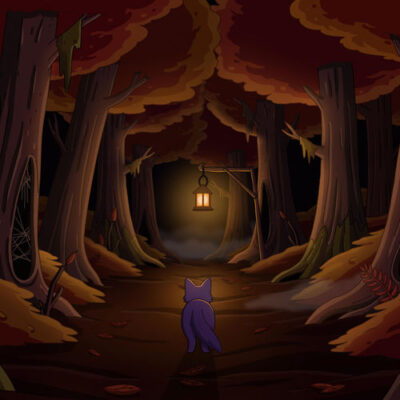 Purrple Cat Endless Forest verified