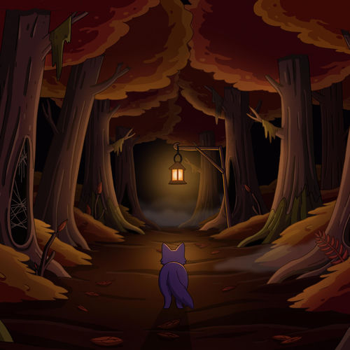 Purrple Cat Endless Forest verified